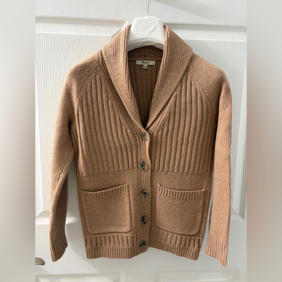 Madewell Sweaters - Madewell Wool 100% Shawl Collar Cardigan XS